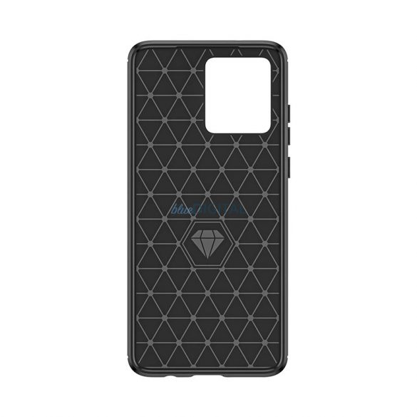 Husa Carbon pentru Motorola Moto G84 - neagra