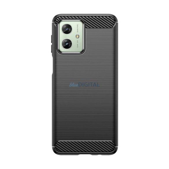 Husă din carbon pentru Motorola Moto G54 - negru