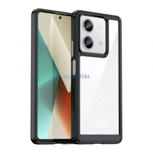 Husă pentru spațiul cosmic cu cadru de gel pentru Xiaomi Redmi Note 13 5G - neagră