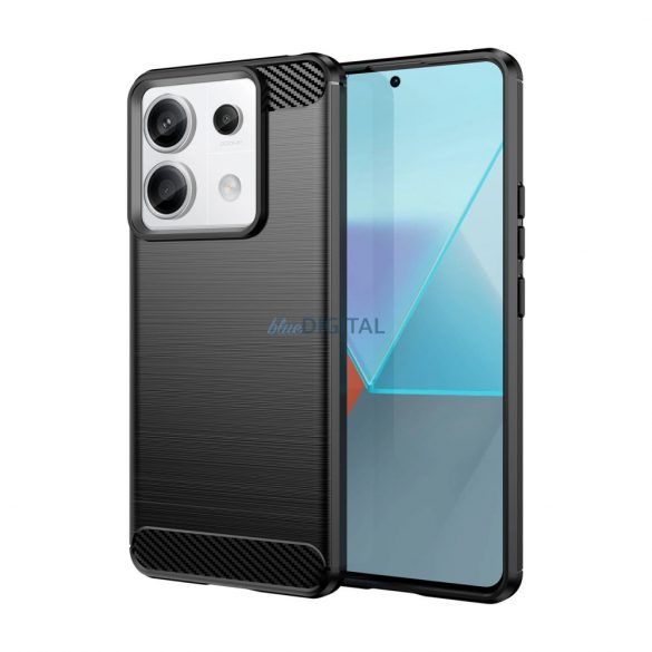 Husă din carbon pentru Xiaomi Redmi Note 13 Pro+ - negru