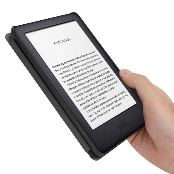 Husă Tech-Protect SmartCase pentru Kindle 11" 2022 - albastră cu flori de sakura