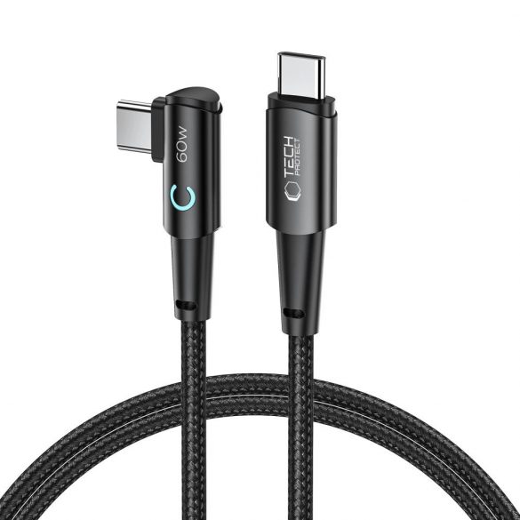 Tech-Protect UltraBoost L Cablu USB-C / USB-C 60W 6A 1m - gri