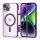 Husă Tech-Protect MagShine Line MagSafe pentru iPhone 14 - violet