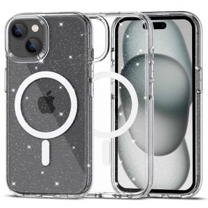 Husă Tech-Protect FlexAir Hybrid MagSafe pentru iPhone 15 - transparentă și strălucitoare