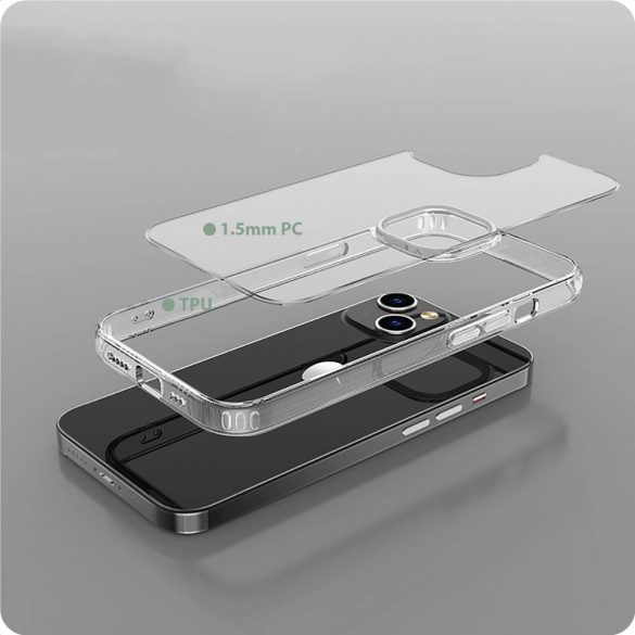 Husa Tech-Protect FlexAir Hybrid pentru iPhone 15 - transparenta