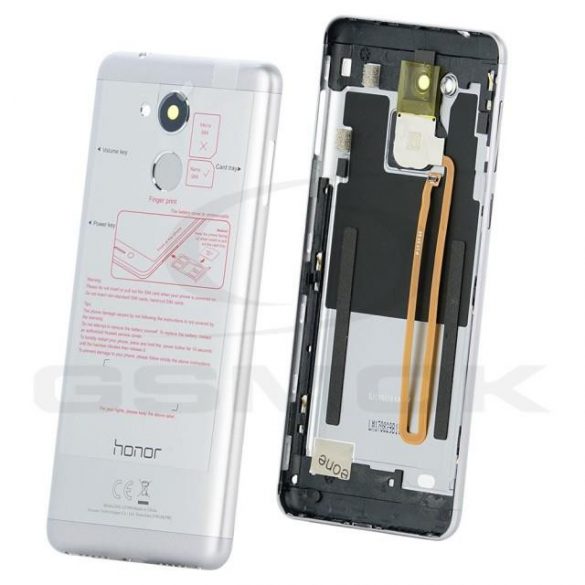 CAPAC BATERIE CARCASA HUAWEI HONOR 6C GRI CU LENTILE CAMERA SI CITITOR DE AMPRENTE 97070QUH PACHET DE SERVICII ORIGINAL