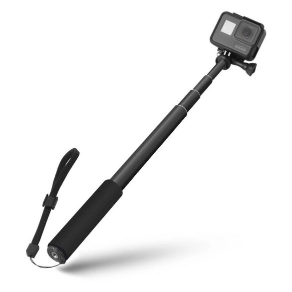 Monopad Tech-Protect pentru GoPro Hero cu stick selfie de până la 92 cm - negru