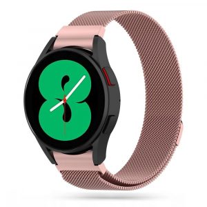 Curea Tech-Protect MilaneseBand 2 pentru Samsung Galaxy Watch 4/5/5 Pro/6/7/FE - roz