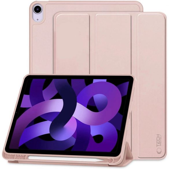 Husă Tech-Protect SC Pen pentru iPad Air 10.9" 2020-2022 / 11" 2024 - roz