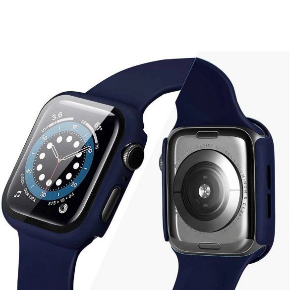 Husă Tech-Protect Defense360 pentru Apple Watch 7 / 8 / 9 (41 mm) - transparentă