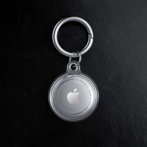 Husă Tech-Protect Icon pentru Apple AirTag - transparentă