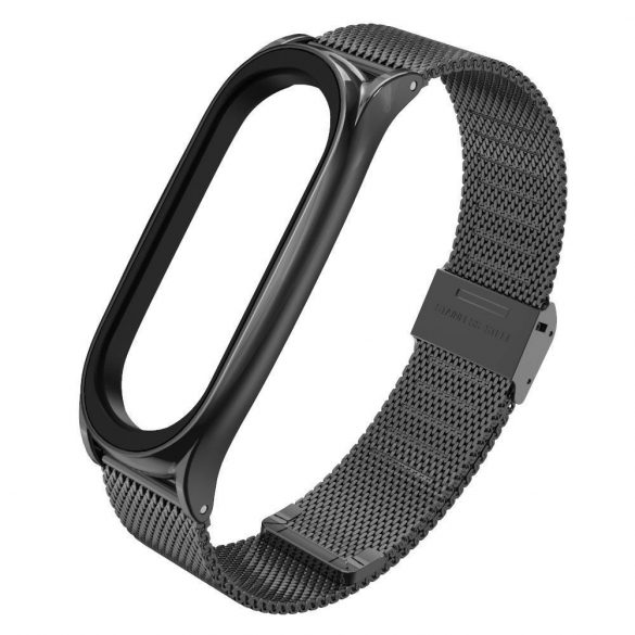 Curea Tech-Protect MilaneseBand pentru Xiaomi Mi Smart Band 7 / 7 NFC - negru