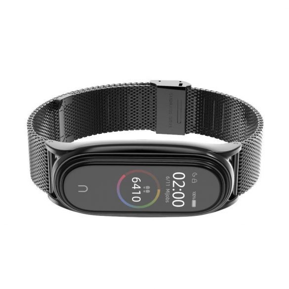 Curea Tech-Protect MilaneseBand pentru Xiaomi Mi Smart Band 7 / 7 NFC - negru