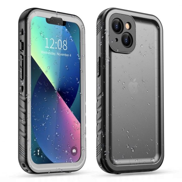 Carcasa Tech-Protect ShellBox impermeabila IP68 pentru iPhone 13 - neagra