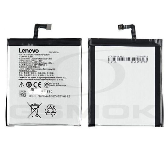 BATERIE LENOVO S60 BL245 BL-245 SB19A6N44T SB19A6N44R SB19A6N44P 2150MAH ORIGINAL VRAC