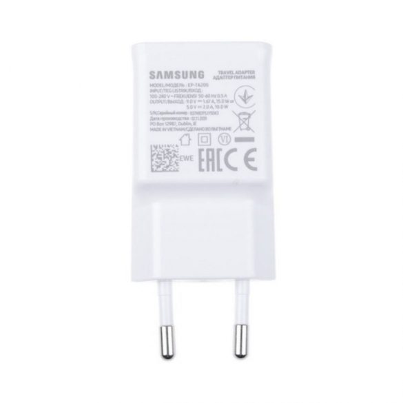 ÎNCĂRCĂTOR DE PERETE SAMSUNG EP-TA200EWE 2A ÎNCĂRCARE RAPIDĂ ALB GH44-03049A ORIGINAL VRAC