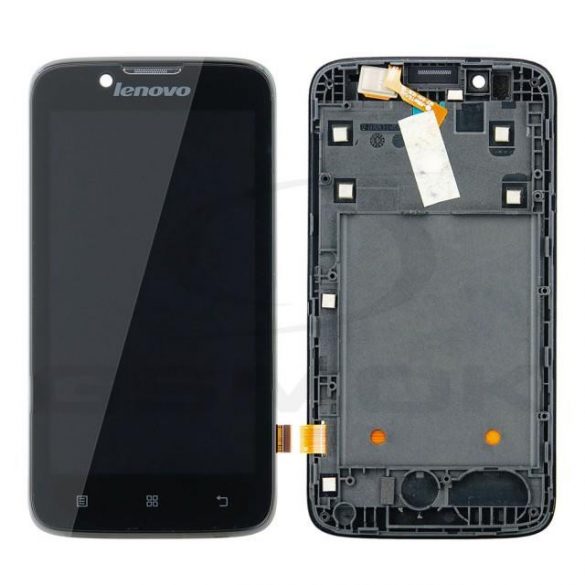 LCD + TOUCH PAD COMPLET LENOVO A328 NEGRU CU CADRU 5D19A6N2BU PACHET SERVICE ORIGINAL