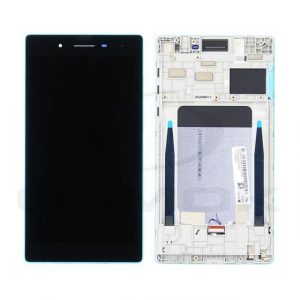 LCD + TOUCH PAD COMPLET LENOVO TAB 3 A7-30M ALBASTRU CU CADRU 5D68C05758 PACHET SERVICE ORIGINAL