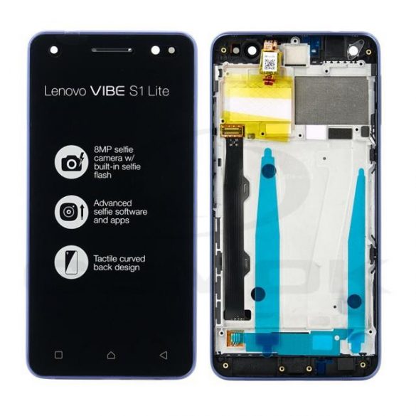 LCD + TOUCH PAD COMPLET LENOVO VIBE S1 LITE NEGRU CU CADRU 5D68C05176 PACHET DE SERVICII ORIGINAL