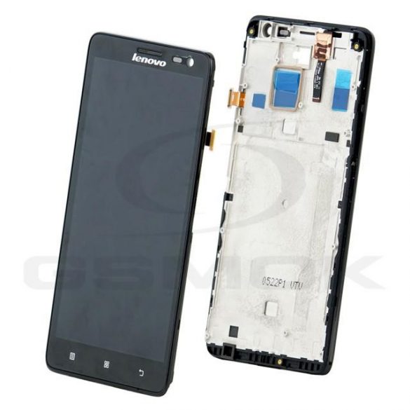 LCD + TOUCH PAD COMPLET LENOVO S856 NEGRU CU CADRU 5D69A6N1V2 PACHET SERVICE ORIGINAL