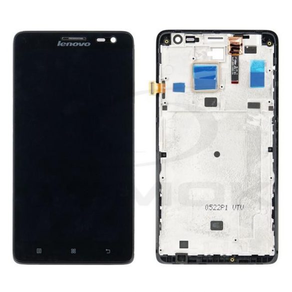 LCD + TOUCH PAD COMPLET LENOVO S856 NEGRU CU CADRU 5D69A6N1V2 PACHET SERVICE ORIGINAL