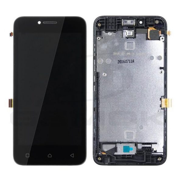 LCD + TOUCH PAD COMPLET LENOVO A6010 NEGRU CU CADRU 5D68C03105 PACHET SERVICE ORIGINAL