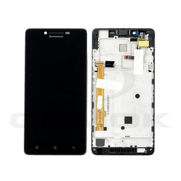 LCD + TOUCH PAD COMPLET LENOVO A6000 NEGRU CU CADRU 5D68C00655 SERVICE PACK ORIGINAL