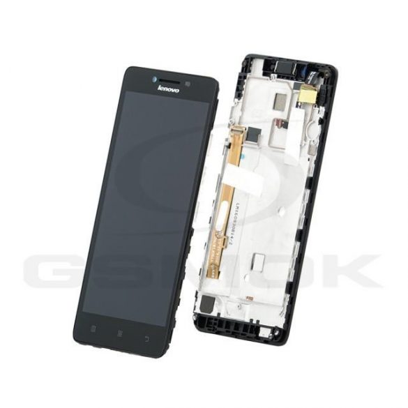 LCD + TOUCH PAD COMPLET LENOVO A6000 NEGRU CU CADRU 5D68C00655 SERVICE PACK ORIGINAL