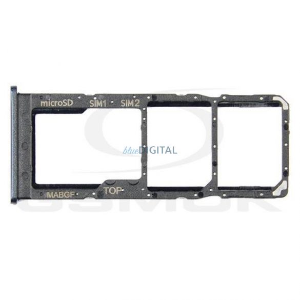 SUPORT PENTRU CARD SIM ȘI CARD DE MEMORIE SAMSUNG M127 GALAXY M12 NEGRU GH98-46321A [ORIGINAL]