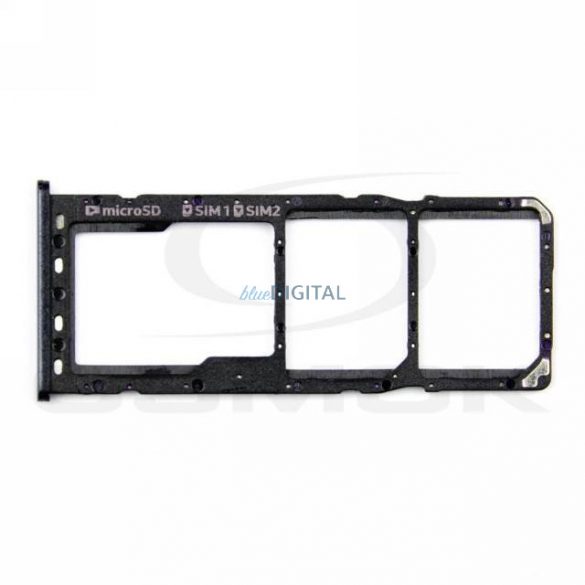 SUPORT CARD SIM SI CARD DE MEMORIE SAMSUNG M205 GALAXY M20 NEGRU GH98-43796A [ORIGINAL]