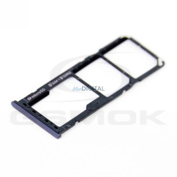 SUPORT CARD SIM SI CARD DE MEMORIE SAMSUNG M205 GALAXY M20 NEGRU GH98-43796A [ORIGINAL]