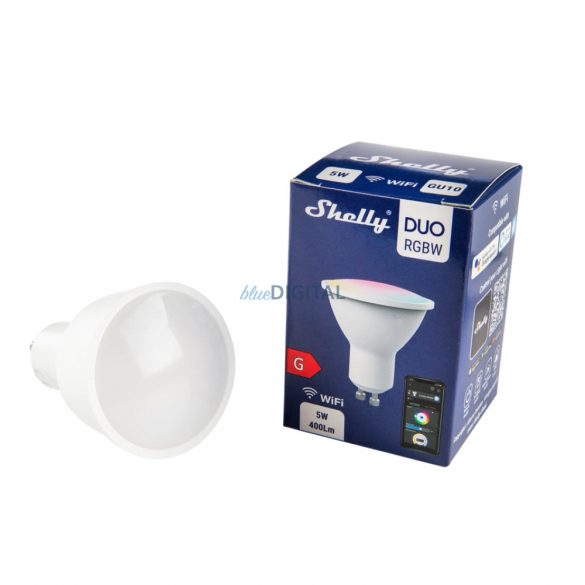 Bec inteligent Shelly Duo RGBW GU10 Wi-Fi