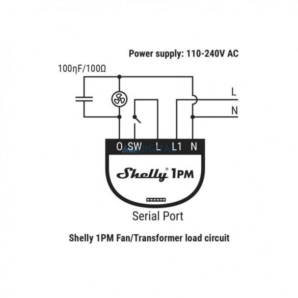 Filtru de interferență Shelly RC Snubber