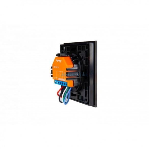 Shelly Wall Switch Comutator de perete cu 4 butoane, Negru