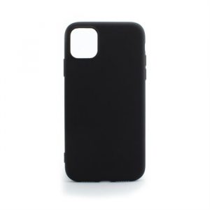 iPhone 12 Pro Max subțire TPU silicon spate Husă, negru