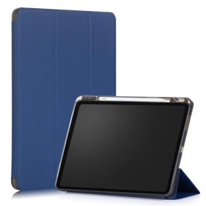 Husă pentru tabletă Apple iPad 12.9 2020 cu suport pentru stilou, Albastru