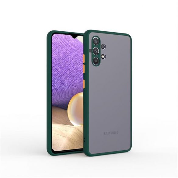 Carcasa din plastic Samsung A32 4G, verde, portocaliu