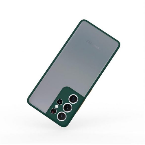 Samsung S21 UltraHusădin plastic, verde, portocaliu