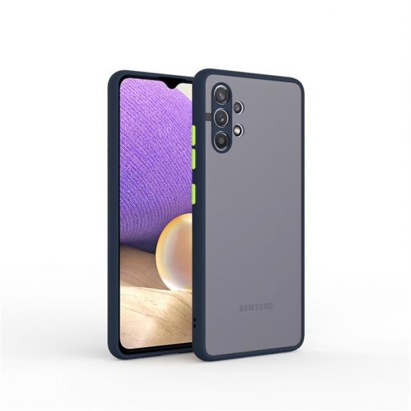 Husă din plastic Xiaomi Redmi Note 11 4G, albastru-verde