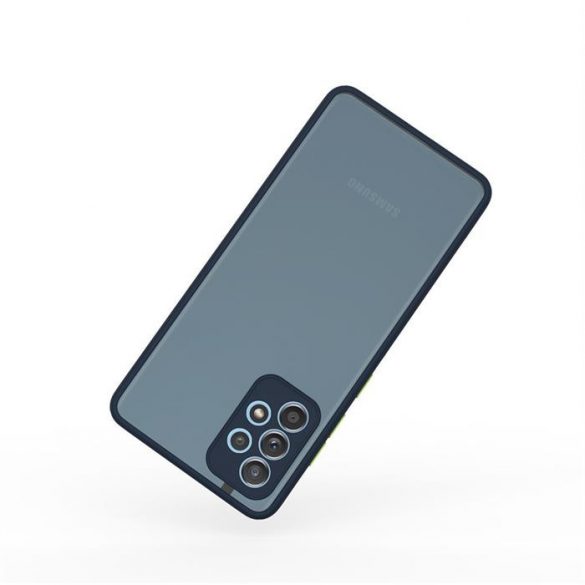 Husă din plastic Xiaomi Redmi Note 11 4G, albastru-verde