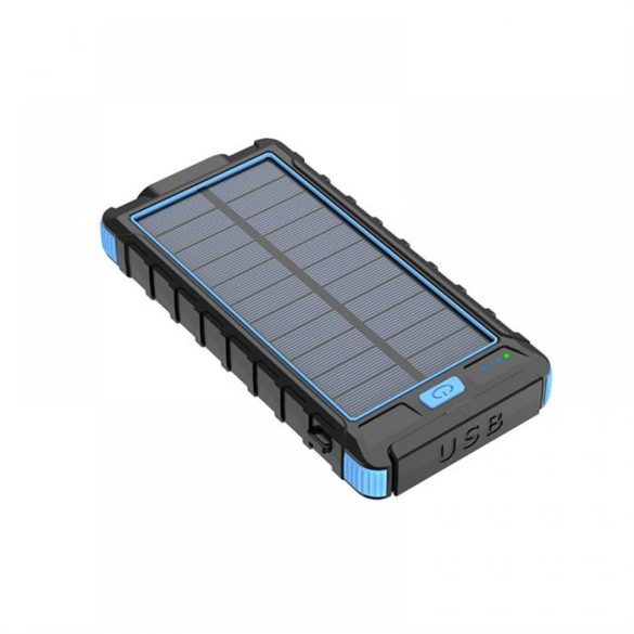 Cellect Solar Power Bank, 10000mAh, negru-albastru