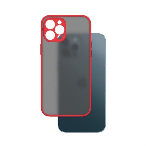 Husă de plastic pentru iPhone SE 2022/2020/8/7, roșu, negru