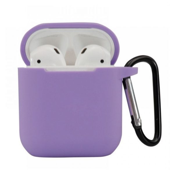 Husă din silicon Airpods 1,2, violet, 2,5 mm