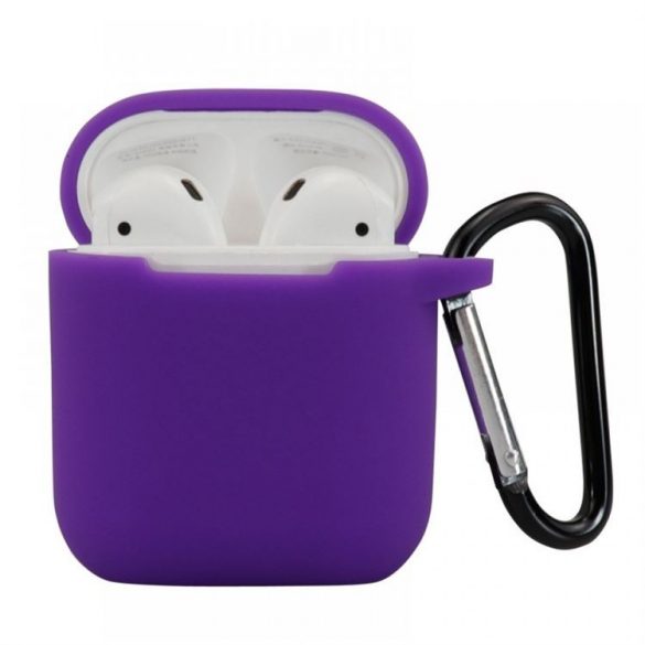 Husă din silicon Airpods 1.2, violet, 2,5 mm