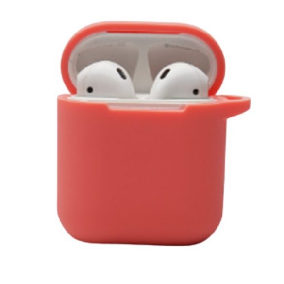 Husă din silicon Airpods 1.2, Coral, 2,5 mm