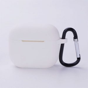 Husă Airpods 3 din silicon, alb, 2,5 mm