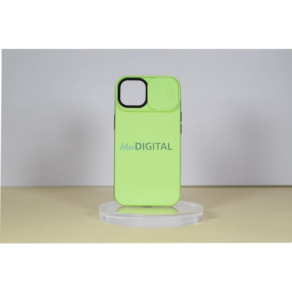 iPhone 14 Pro TPU+PC slide. husă de protecție pentru cameră, verde