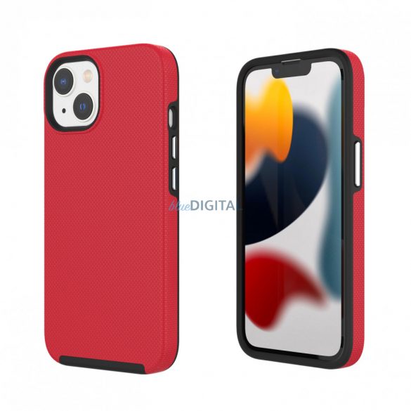 Husa iPhone 14 TPU+PC rezistenta la socuri, Rosie