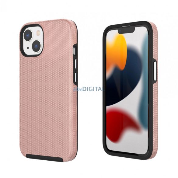 Husa iPhone 14 TPU+PC rezistenta la socuri, roz