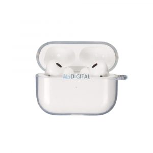 Husa din silicon Airpods Pro, transparenta, 1,8 mm